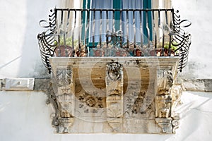 Scicli, balcony