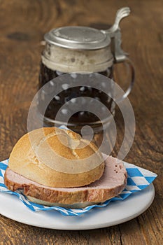 A typical bavarian snack