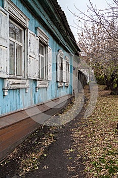 Typical block of flats in the suburbs of tyumen