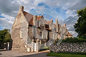 Typical brick house in the south of England