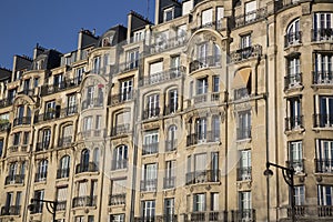 Typical Building Facde, Paris