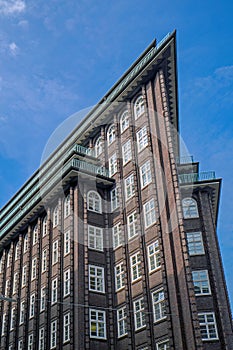 Typical building in Hamburg photo