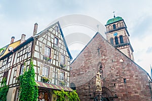 Typical buildings in alsace