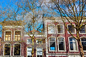 Typical buildings in Gouda, Netherlands