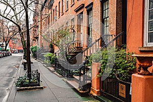 Typical buildings in Greenwich Village