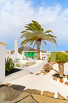 Typical buildings in La Geria area