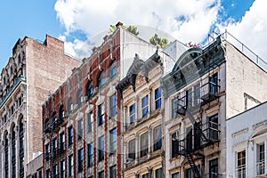 Typical buildings in Soho in New York