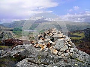 Typical cairn in the Lake District