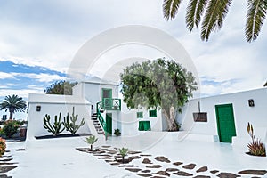 Typical Canarian house in Lanzarote, Canary Islands