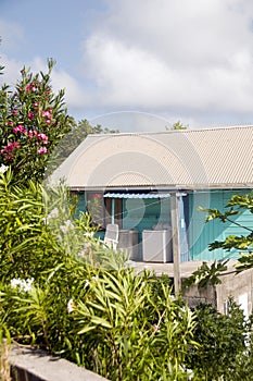 Typical caribbean style house