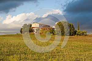 Typical Catalan farmhouse photo