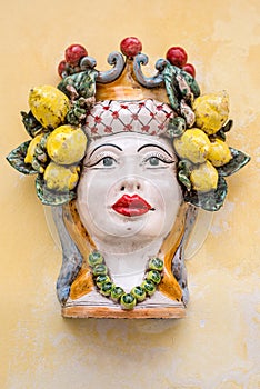 Vase Head Moor Ceramic Lady