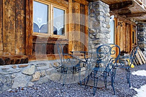 Typical chalet in the alps