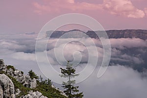 Mountain landscape in Chartreuse