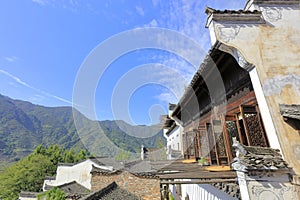 Typical chinese traditional house of anhui style, adobe rgb