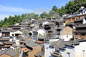 Typical chinese traditional house of the anhui style, adobe rgb