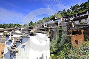 The typical chinese traditional village of the anhui style, adobe rgb