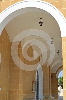 Typical church columns - Paralimni photo