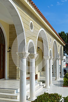 Typical church columns - Paralimni photo
