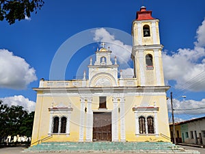 Typical colonial Cuban architecture in Sancti Spiritus