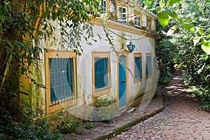 Typical Colonial House Tiradentes Brazil