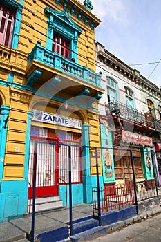 Typical colourful neighbourhood of Buenos aires