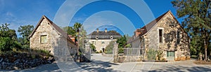 Typical countryside mansion, or "manoir" in the Quercy region of central France