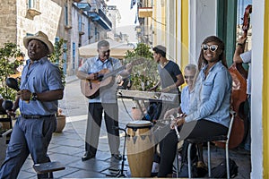 Cuban musicians in Havana, Cuba