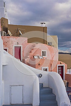 Typical Cycladic style houses, Greece