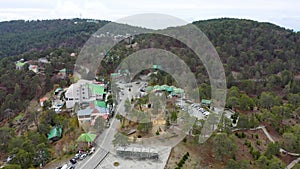 Typical Cyprus village in the Troodos Mountains. Panoramic view near of Troodos, village in the Troodos Mountains. Limassol