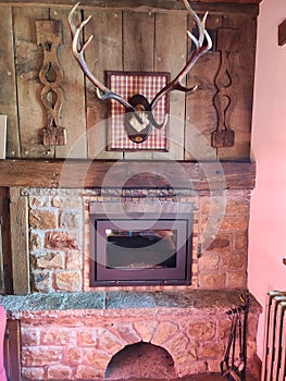 Typical decoration in an accommodation, Vegacerneka village, MontaÃ±a de RiaÃ±o y Mampodre Regional photo