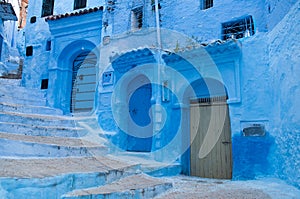 A typical door in the city of Chaouen