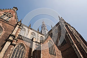 Typical Dutch Architechture in Haarlem.