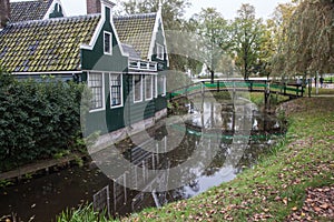 typical Dutch house in Zaandam