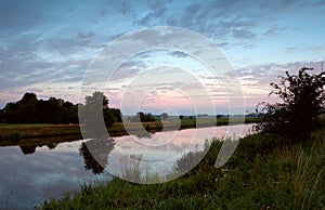 Typical Dutch landscape