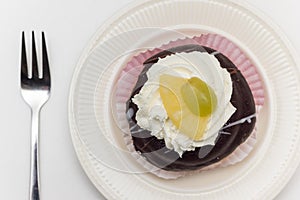 Typical dutch pastry Moorkop