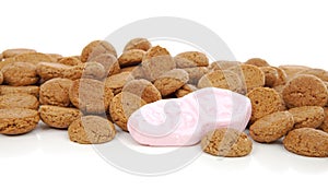 Typical Dutch sweets: pepernoten (ginger nuts) for Sinterklaas