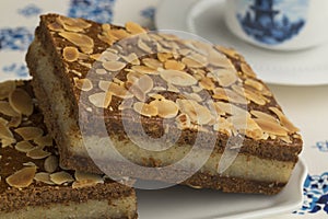 Typical Dutch treat called gevulde speculaas