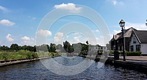 Typical Dutch village, Giethoorn in Netherlands