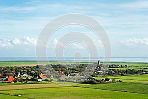 Typical Dutch village Hollum photo