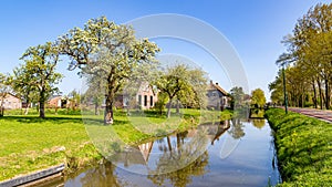 Typical Dutch village scape