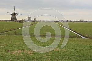 A typical Dutch windmill