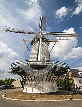 Typical Dutch windmill