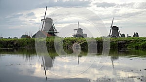 Typical Dutch windmills