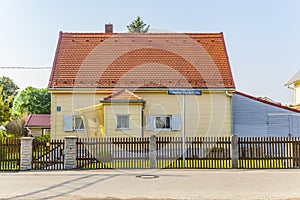 Typical elderly house in housing area in a suburban street of Munich, Germany