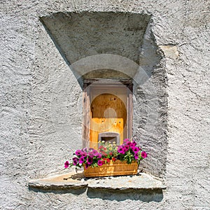 Typical Engadine window