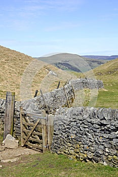 Typical English countryside landscape