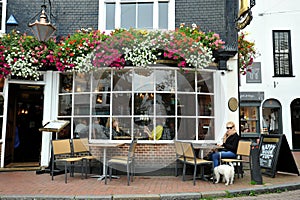 Typical English pub in Brighton ,England