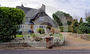 Typical English residential area view