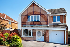 Typical english residential estate